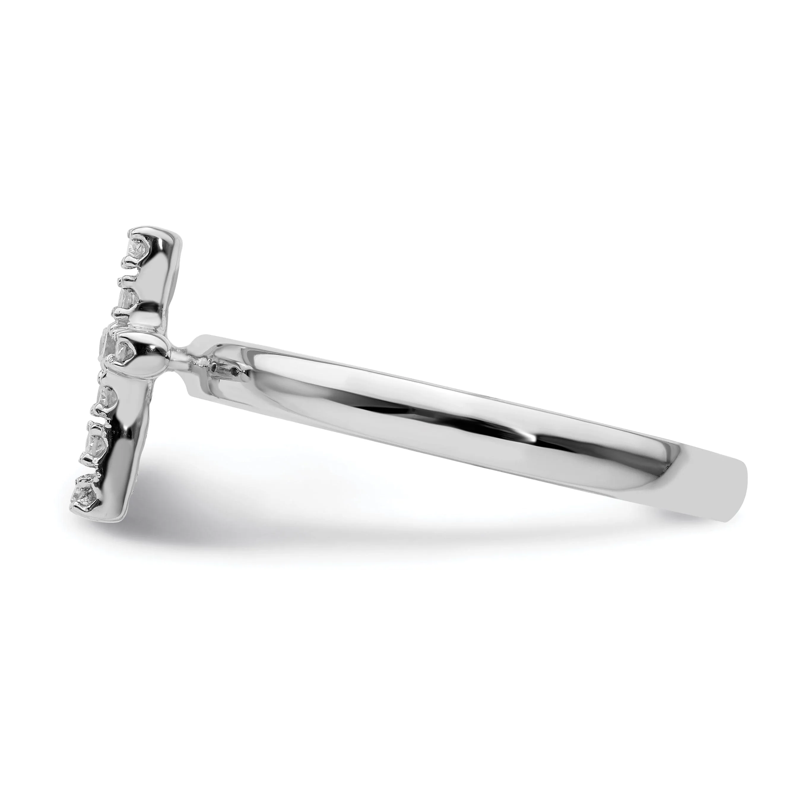 Sterling Silver Stackable Expressions Diamond Ring