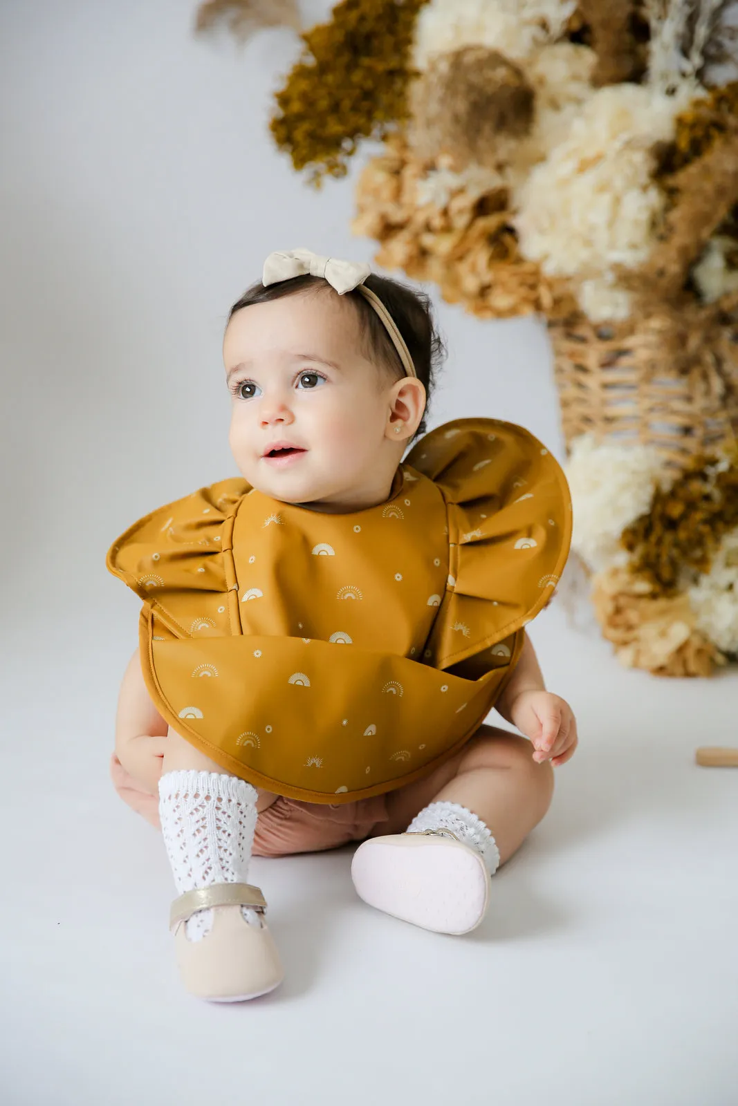 Sunrise Frill | Snuggle Hunny Feeding Bib