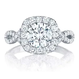 Tacori Twist Diamond Engagement Ring