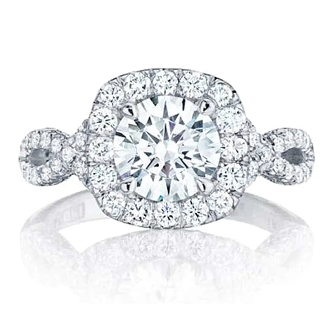 Tacori Twist Diamond Engagement Ring