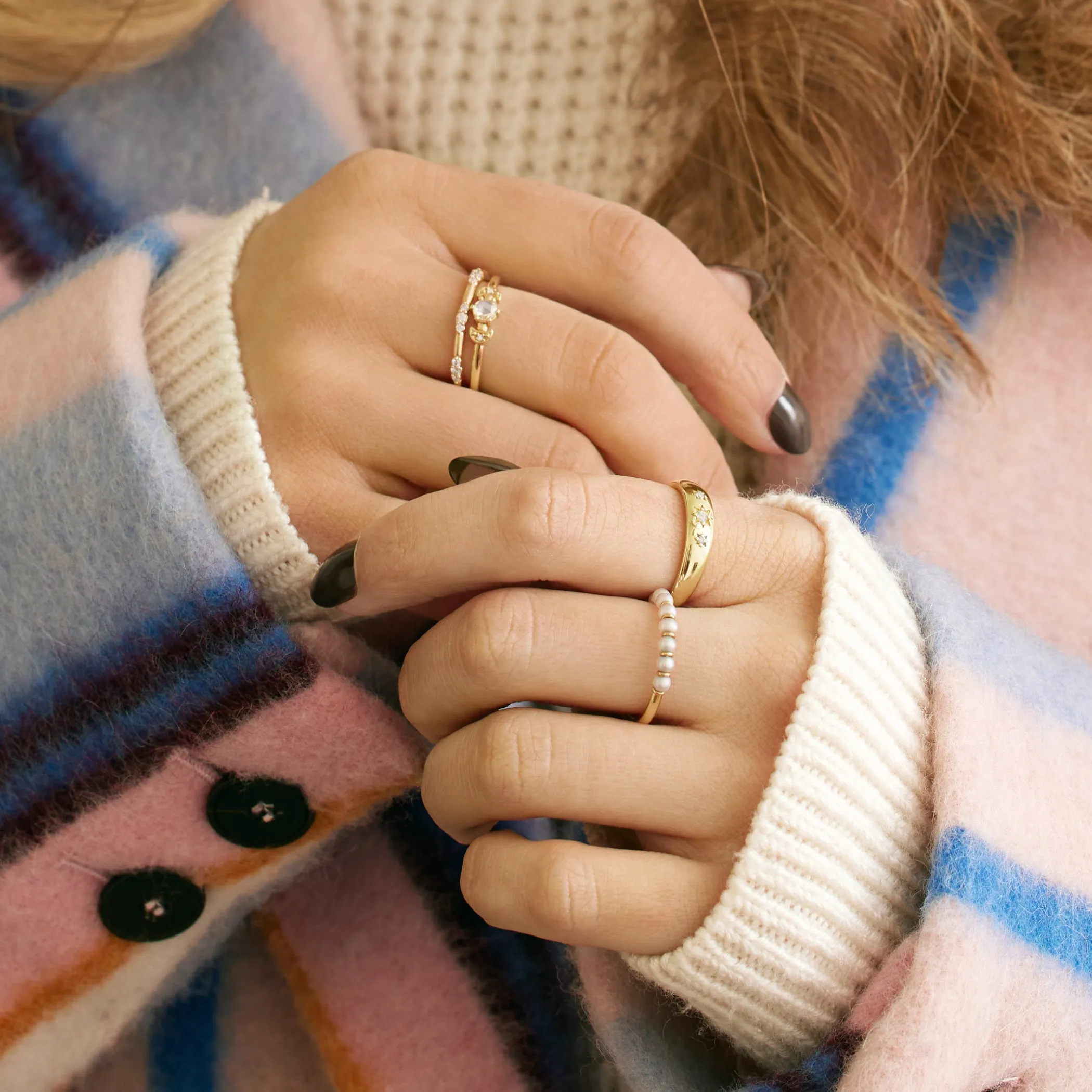 The Perla 14k Gold Pearl Ring