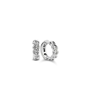 Ti Sento Milano Silver Intertwined Hoops