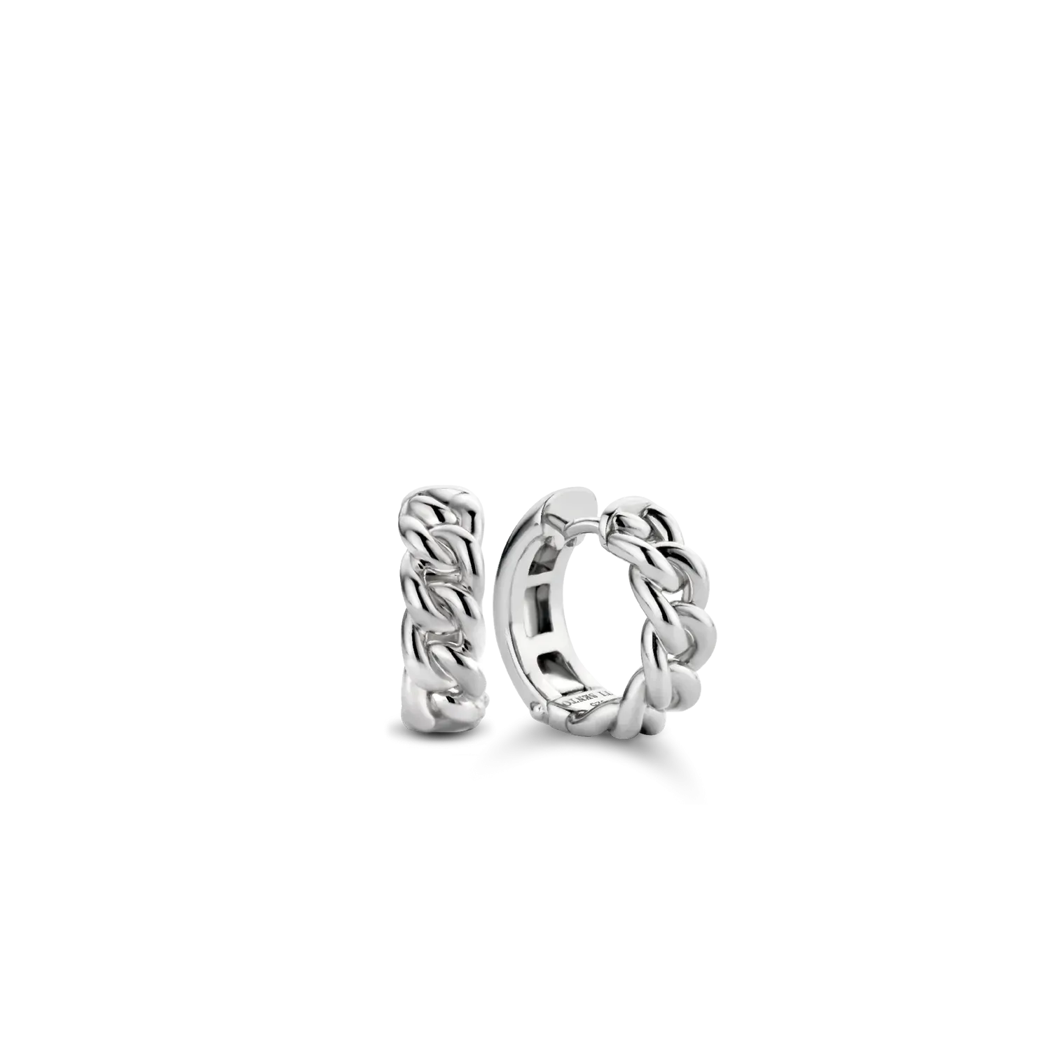 Ti Sento Milano Silver Intertwined Hoops