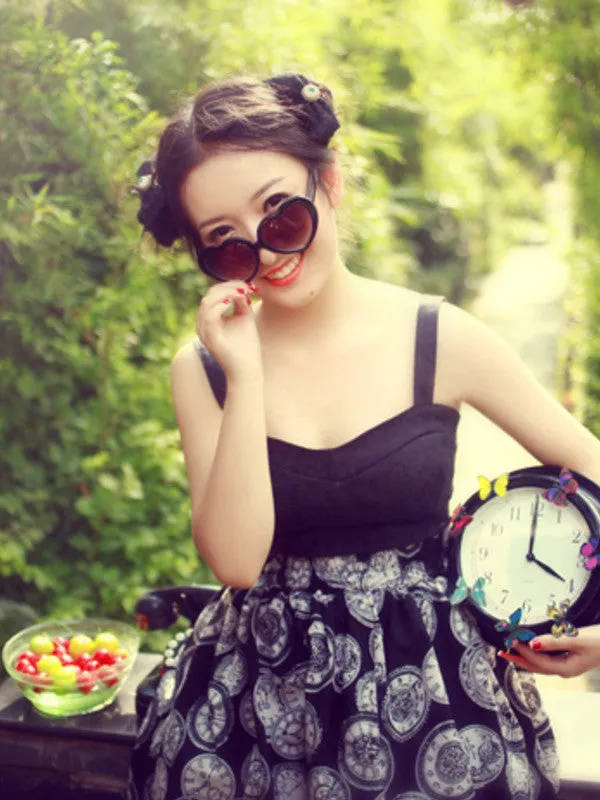 timeless pocket watch pattern tutu