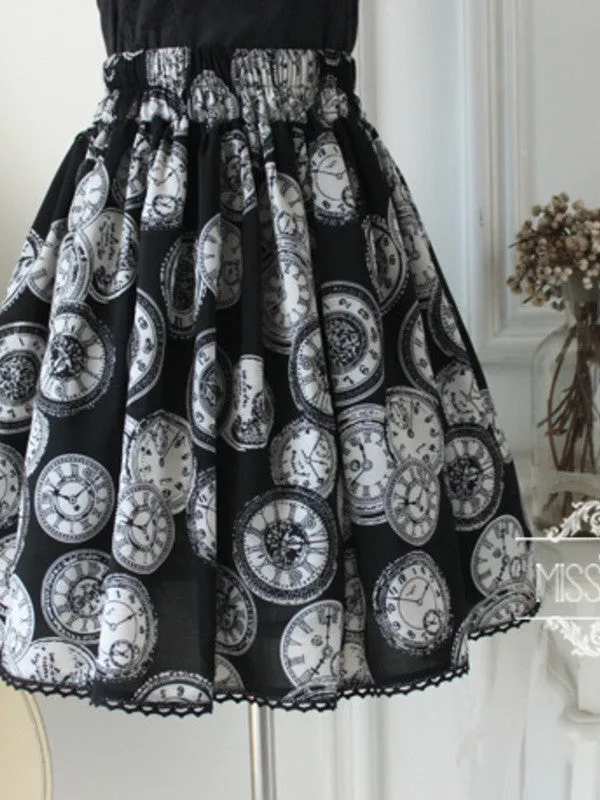 timeless pocket watch pattern tutu
