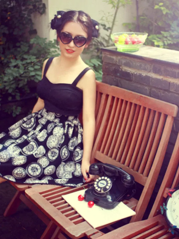 timeless pocket watch pattern tutu