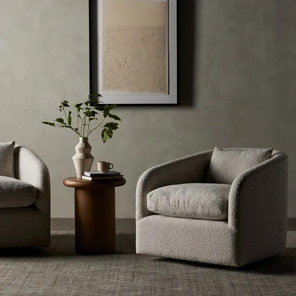 TOPANGA SWIVEL CHAIR-KNOLL NATURAL