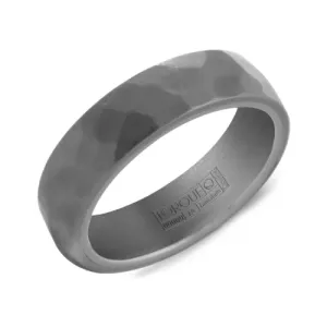 Torque (6mm) Tantalum Hammered Finish Mens Band