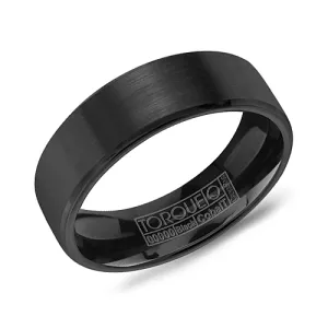 Torque (7mm) Black Cobalt Sandpaper Top & High Polished Finished Band