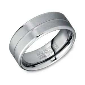 Torque (8mm) Tungsten Carbide Brushed Band