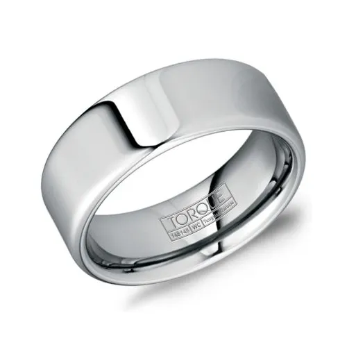 Torque (8mm) Tungsten Carbide High Polished Pipe Band