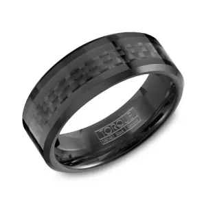 Torque Black Ceramic (8mm) Carbon Fiber Band