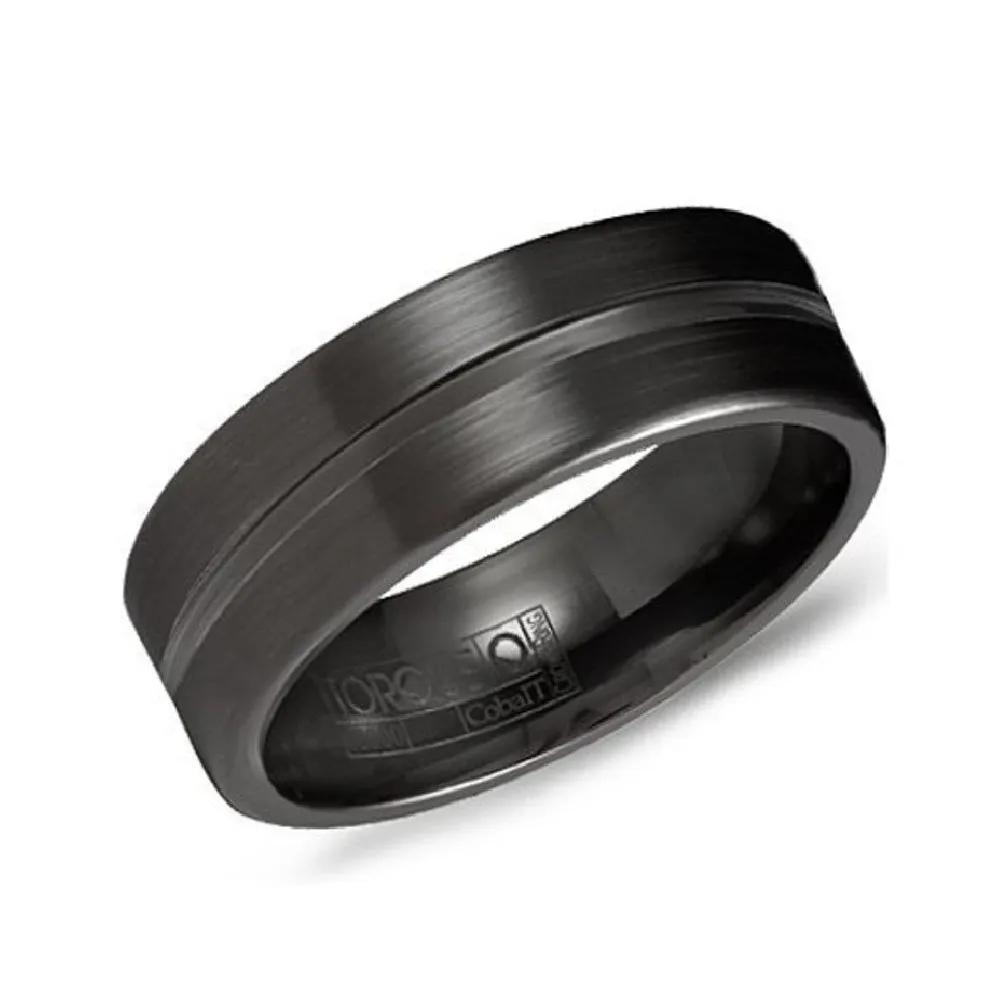 Torque Black Cobalt (7mm) Brushed Finish Band