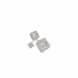 Trifecta Force Diamond Ring