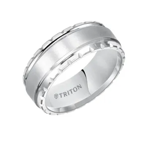 Triton (8mm) Satin Finish Step Edge Band