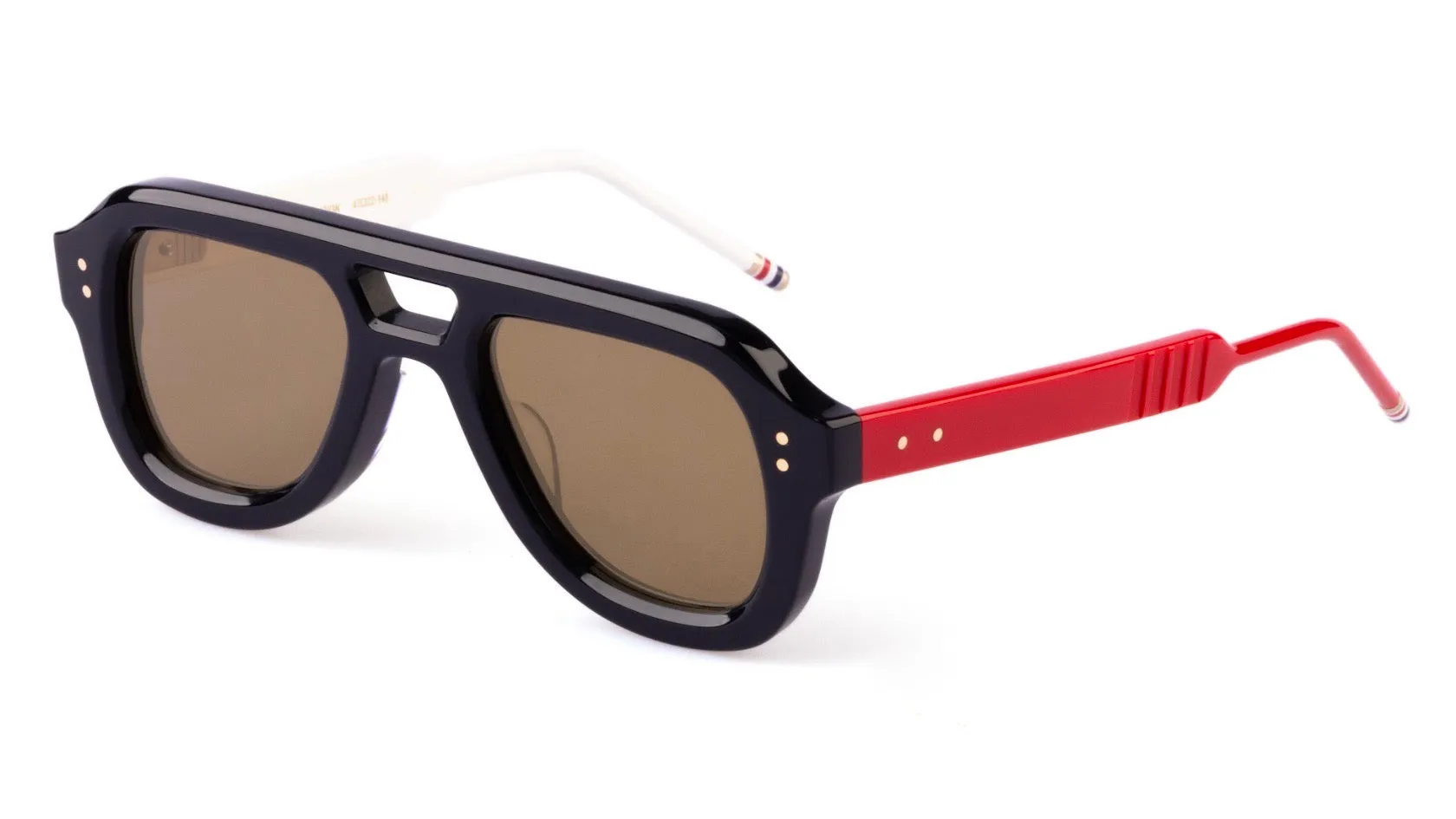 UES933A-Navy / Red / White / Brown Gold Flash