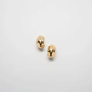 Vintage Gold Dome Earrings
