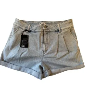 Vintage Paige Womens Denim Shorts Size 33 Light Wash