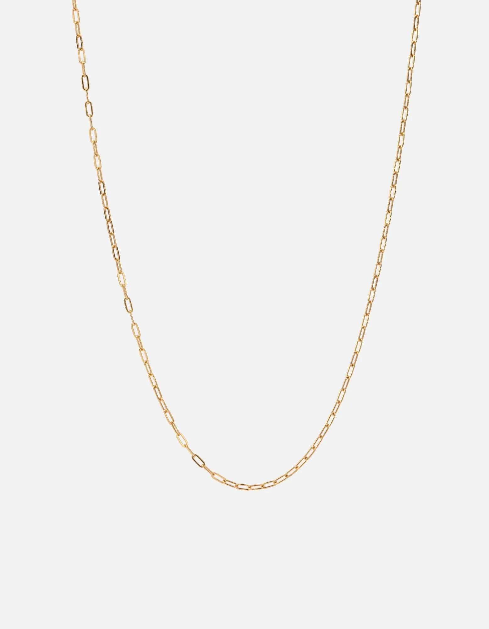 Volt Link Annex Clasp Necklace, Gold Vermeil