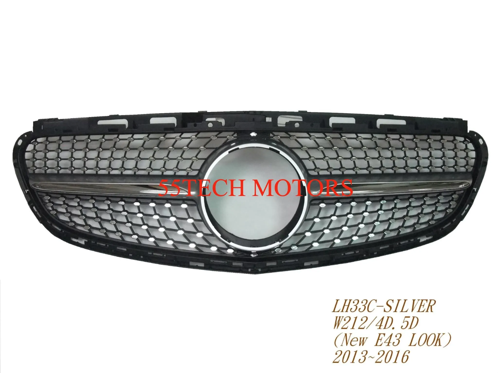 W212 1 FIN DIAMOND GRILLE FOR E550 E350 2014 2015