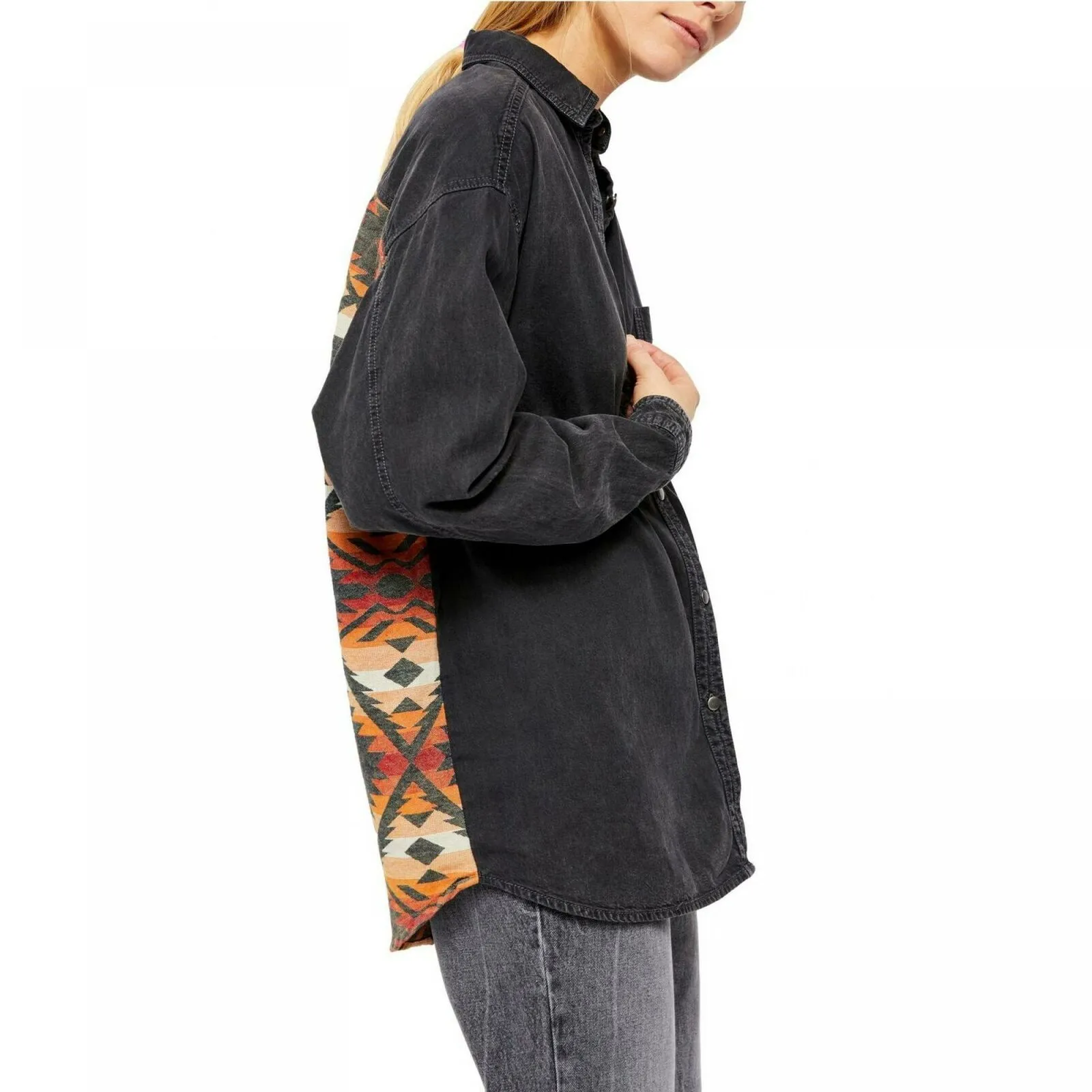 We The Free Women's Echo Rock Denim Chambray Shirt