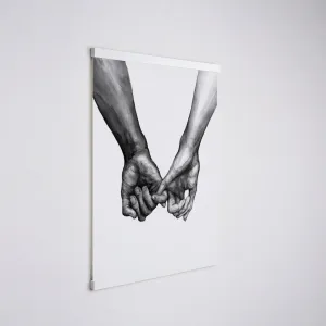 White Magnetic Frame