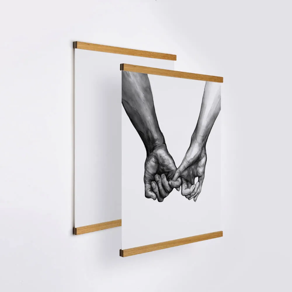 White Magnetic Frame