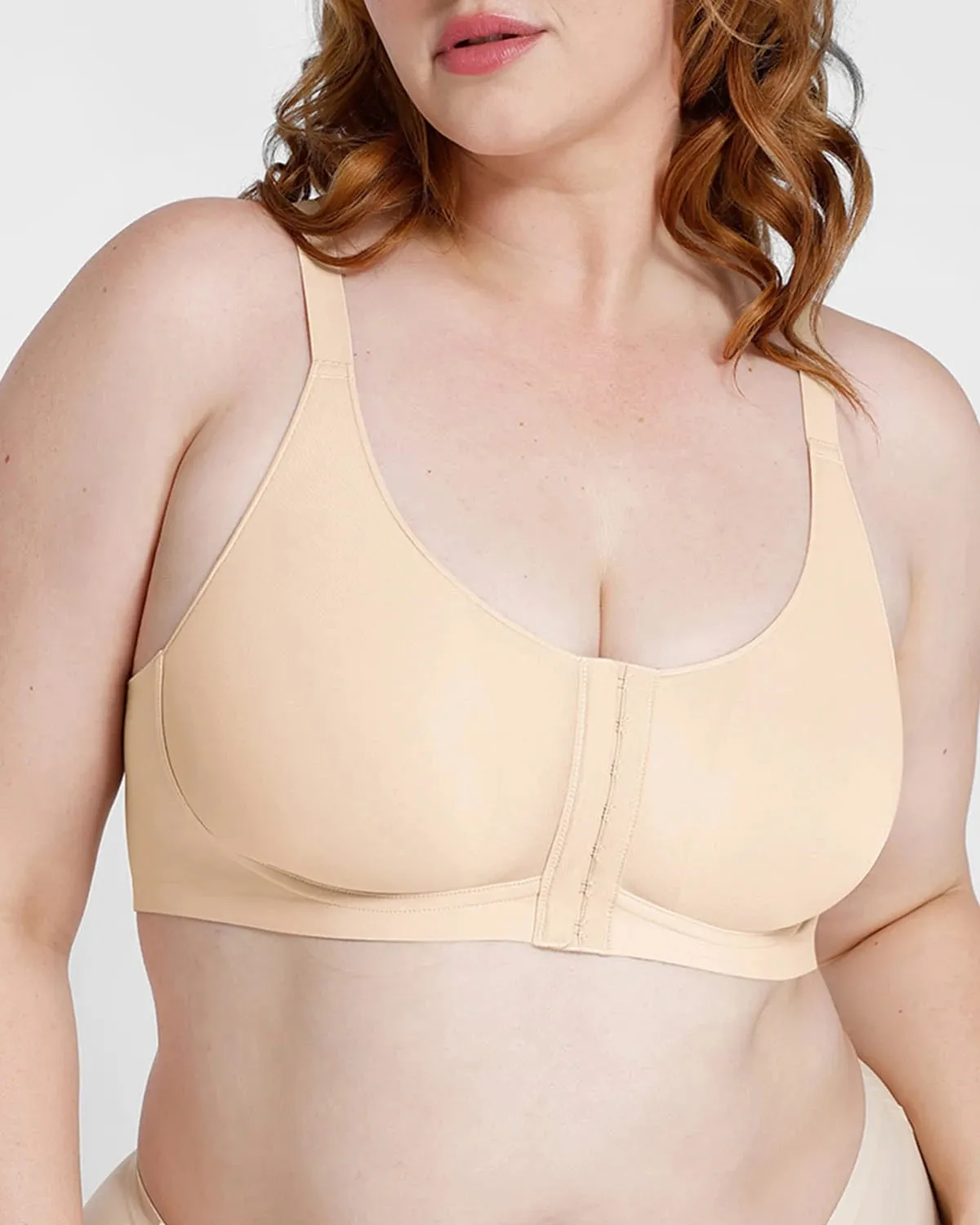 Wireless Front-Hook Back Smooth Bra