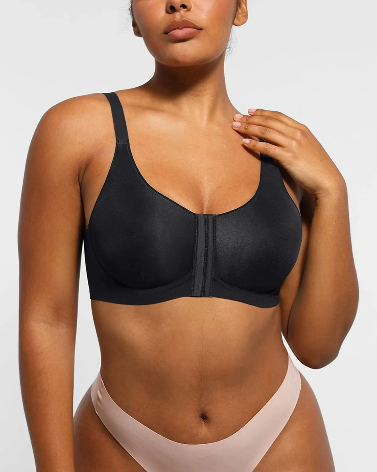 Wireless Front-Hook Back Smooth Bra