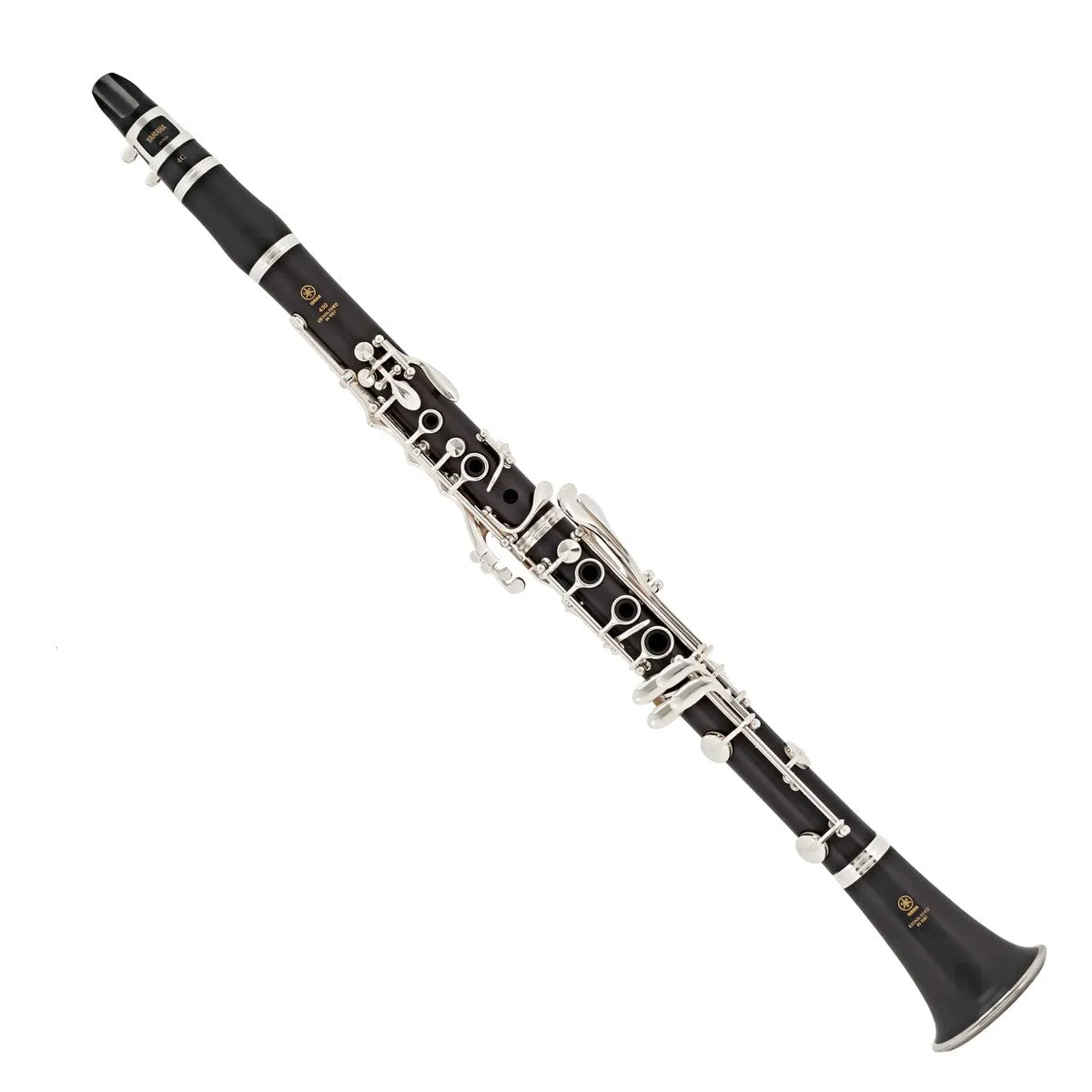 Yamaha YCL-450M Duet  Intermediate B♭ Clarinet - Grenadilla Body Silver-Plated Keys & Ligature