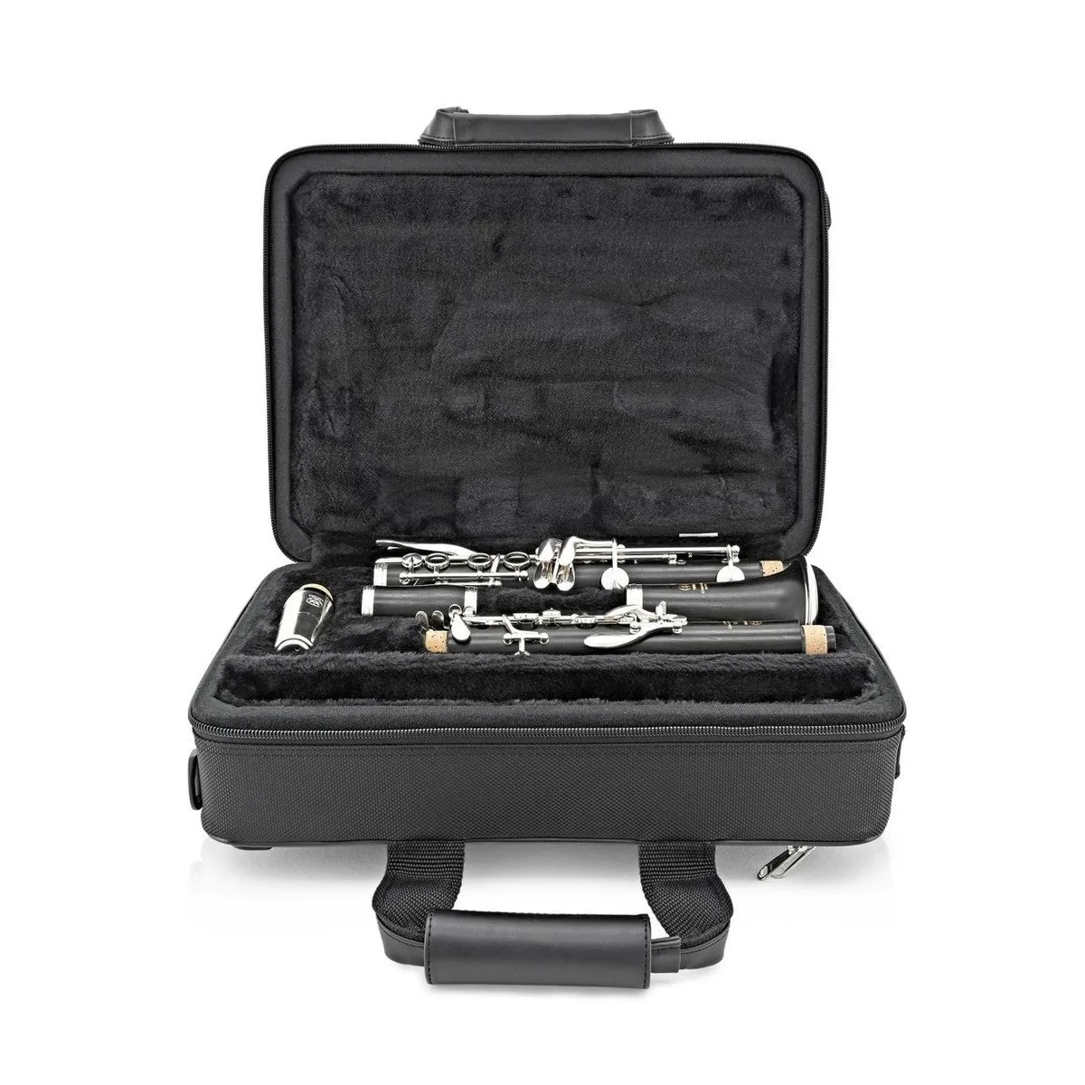 Yamaha YCL-450M Duet  Intermediate B♭ Clarinet - Grenadilla Body Silver-Plated Keys & Ligature
