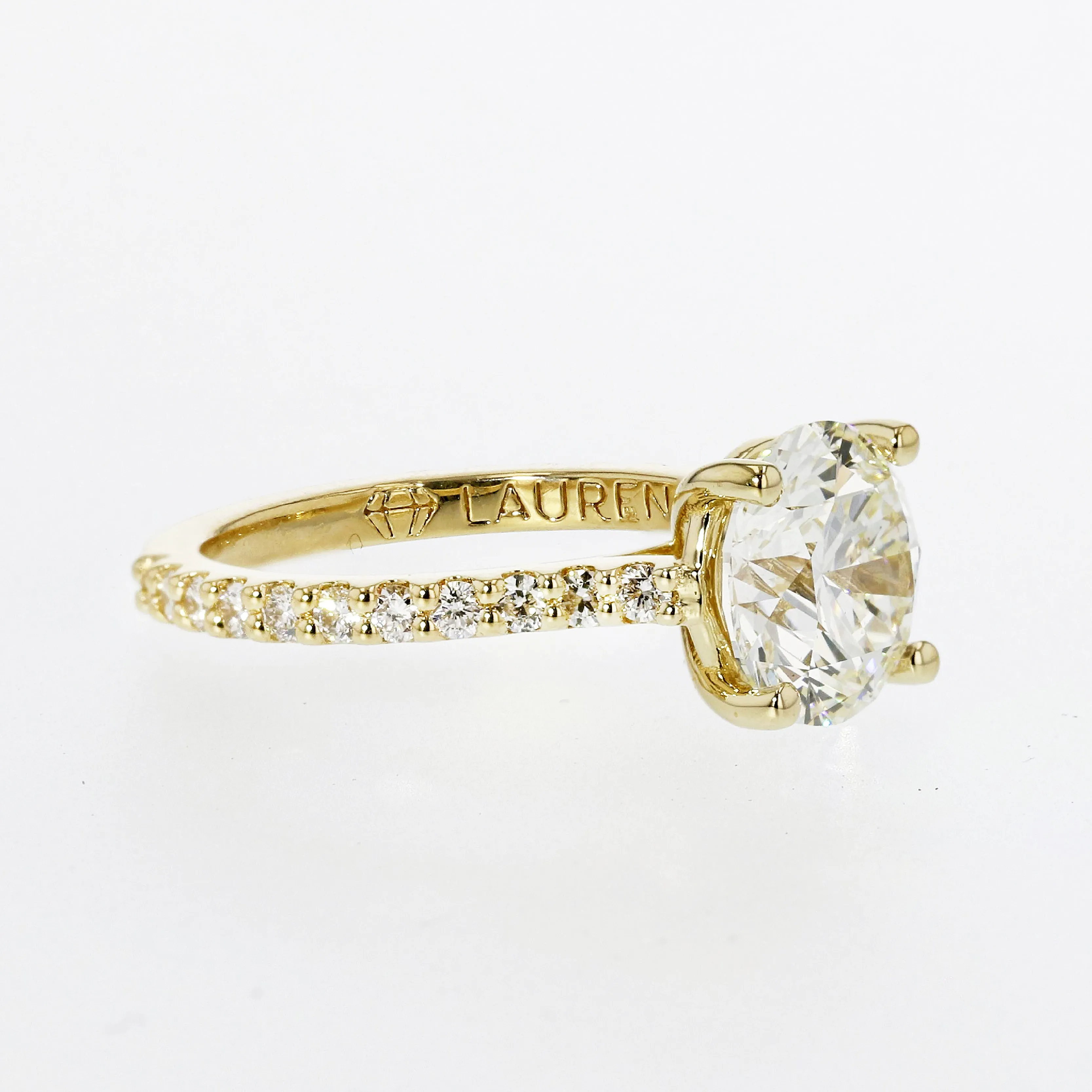 Yellow Gold Diamond Engagement Ring
