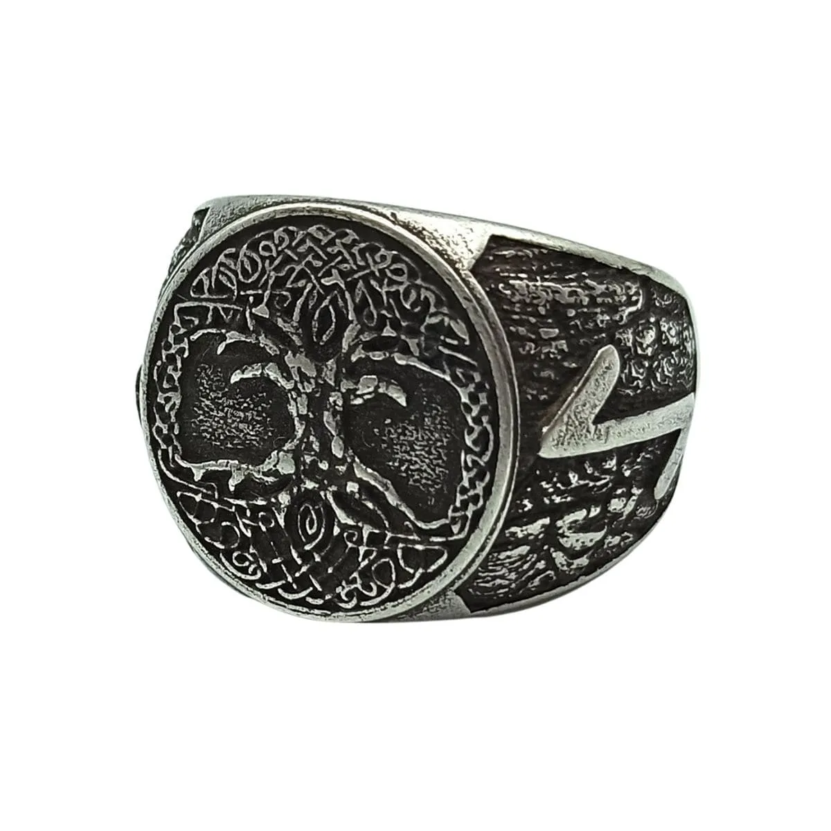 Yggdrasil tree of life bronze ring