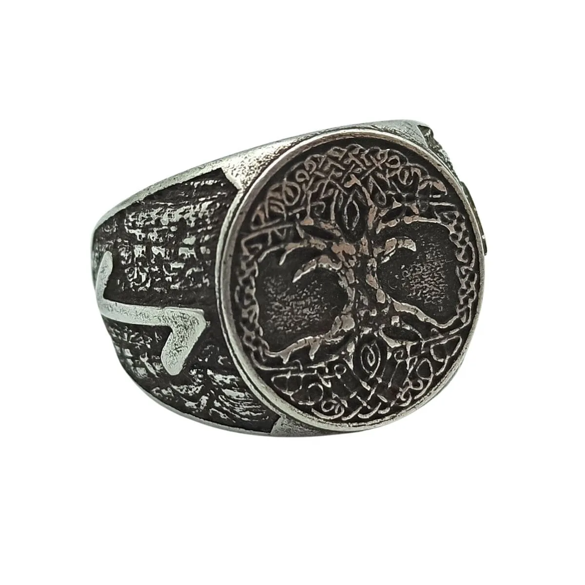 Yggdrasil tree of life bronze ring