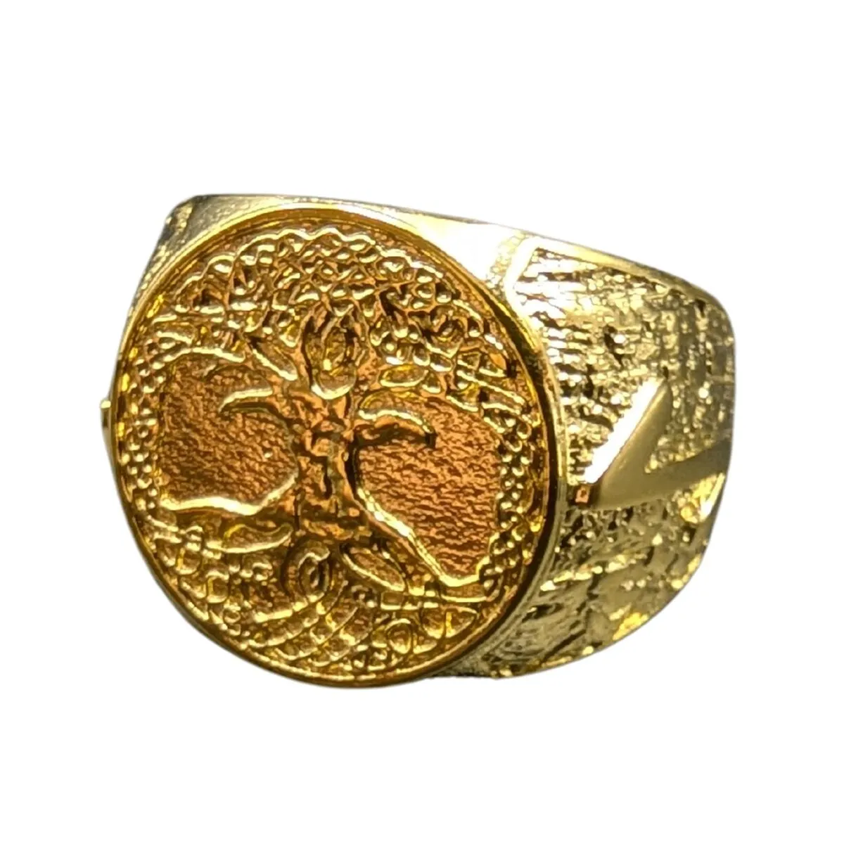 Yggdrasil tree of life bronze ring
