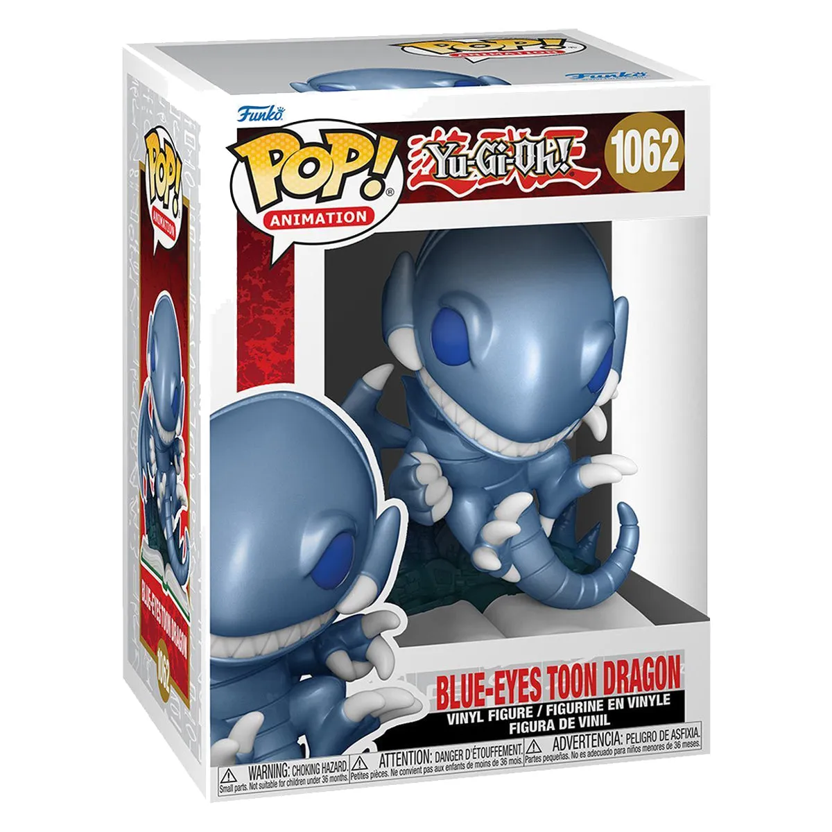 YuGiOh Blue Eyes Toon Dragon Metallic Pop Vinyl